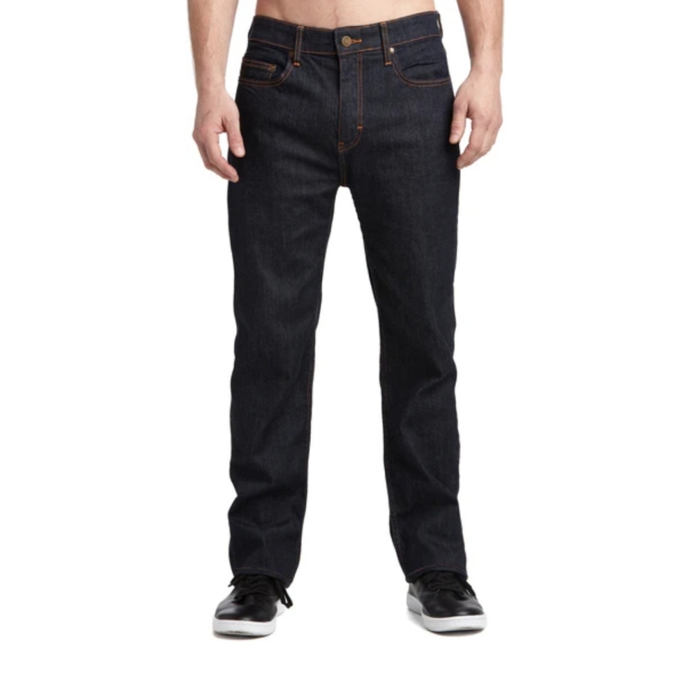 Lolë Raleigh Straight Denim Pant Stretch - Men's Dark Blue Jeans, Size 34
